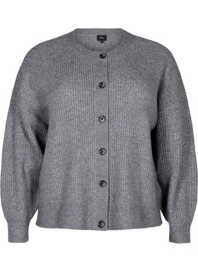 Zizzi Vista Cardigan in Grey