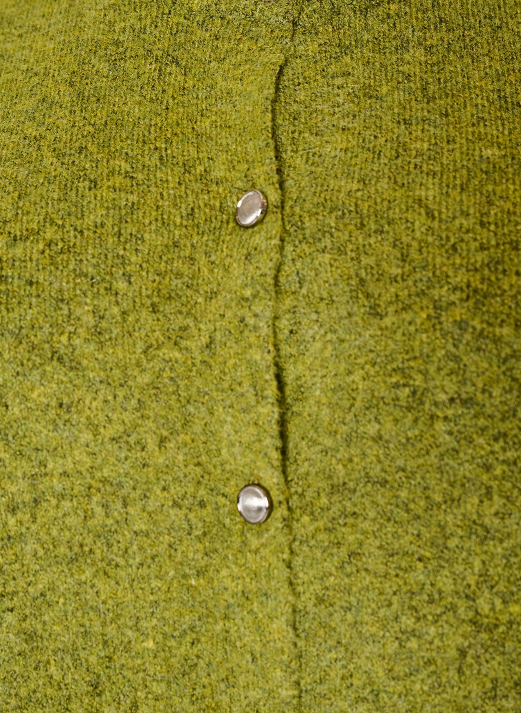 Zizzi Vista Short Sleeve Cardigan in Green 
