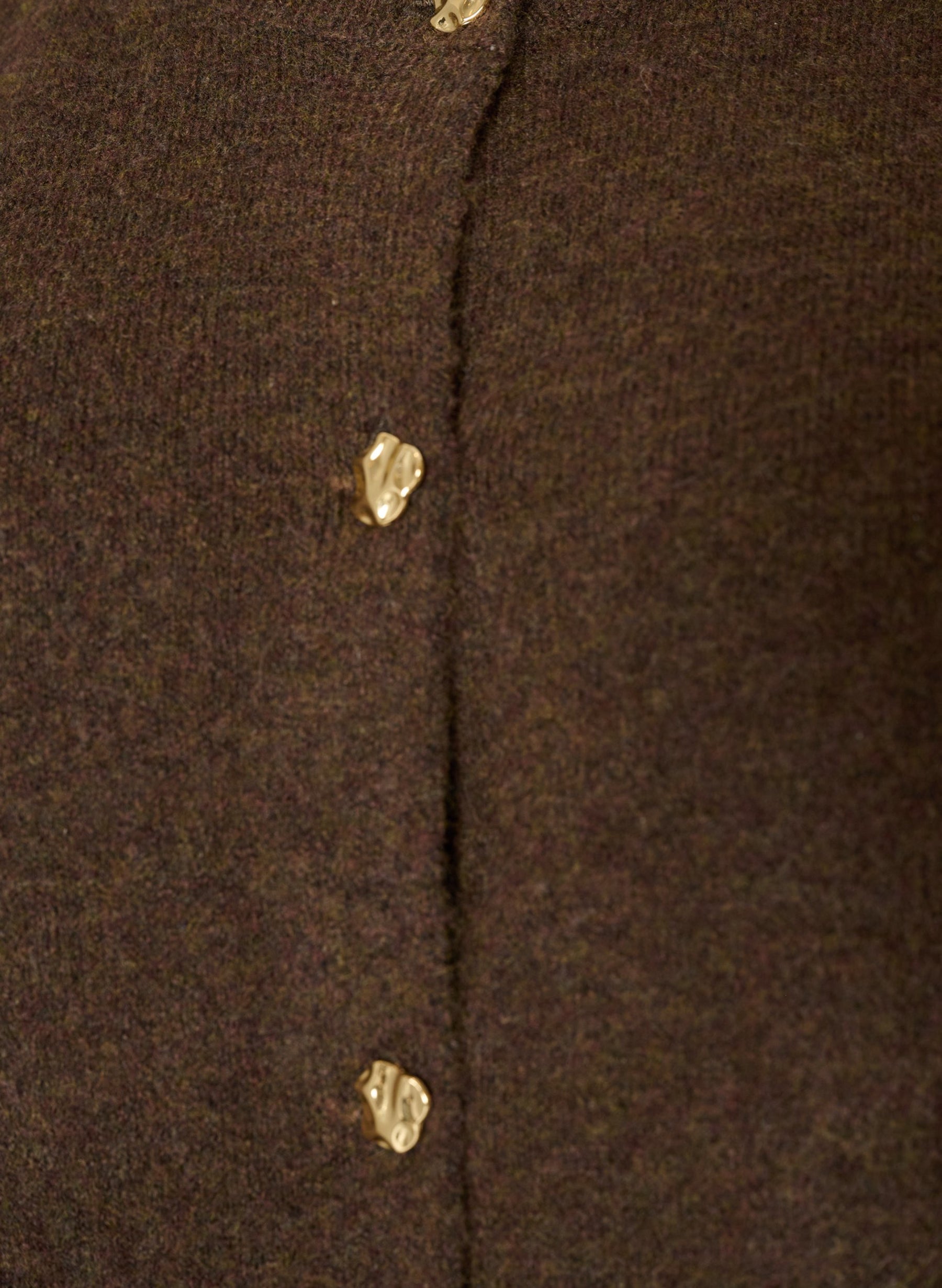 Zizzi Vista Waistcoat in Chocolate Brown 