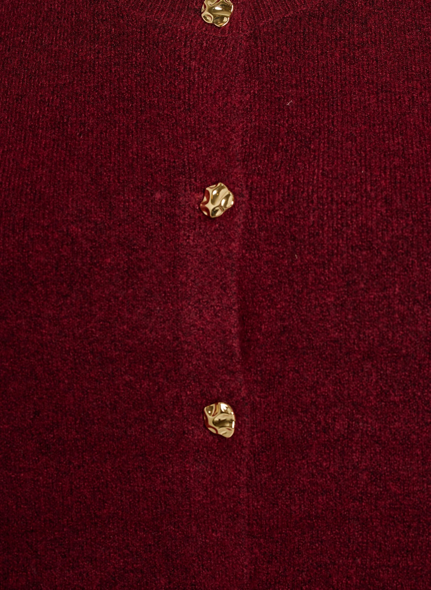 Zizzi Vista Waistcoat in Windsor Wine