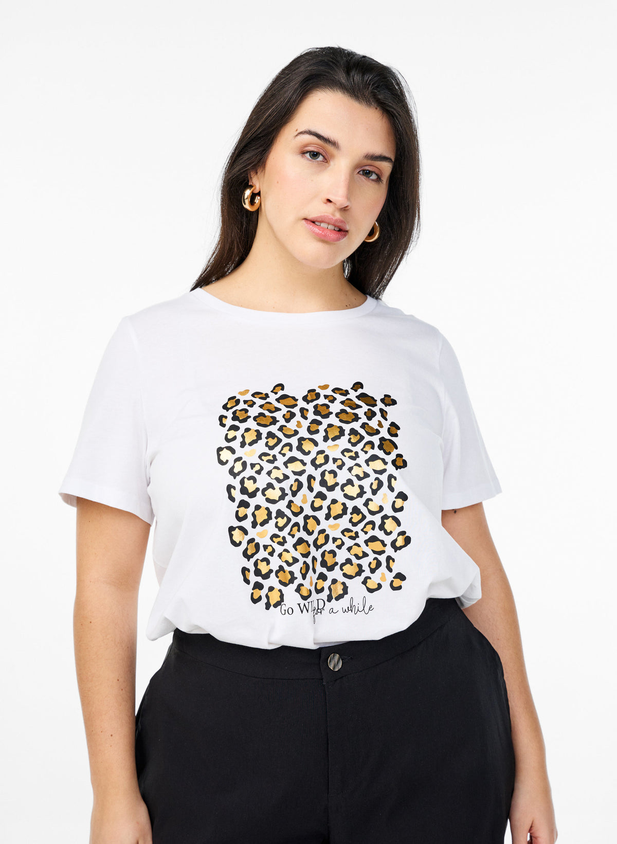 Zizzi Vivia T-Shirt in White