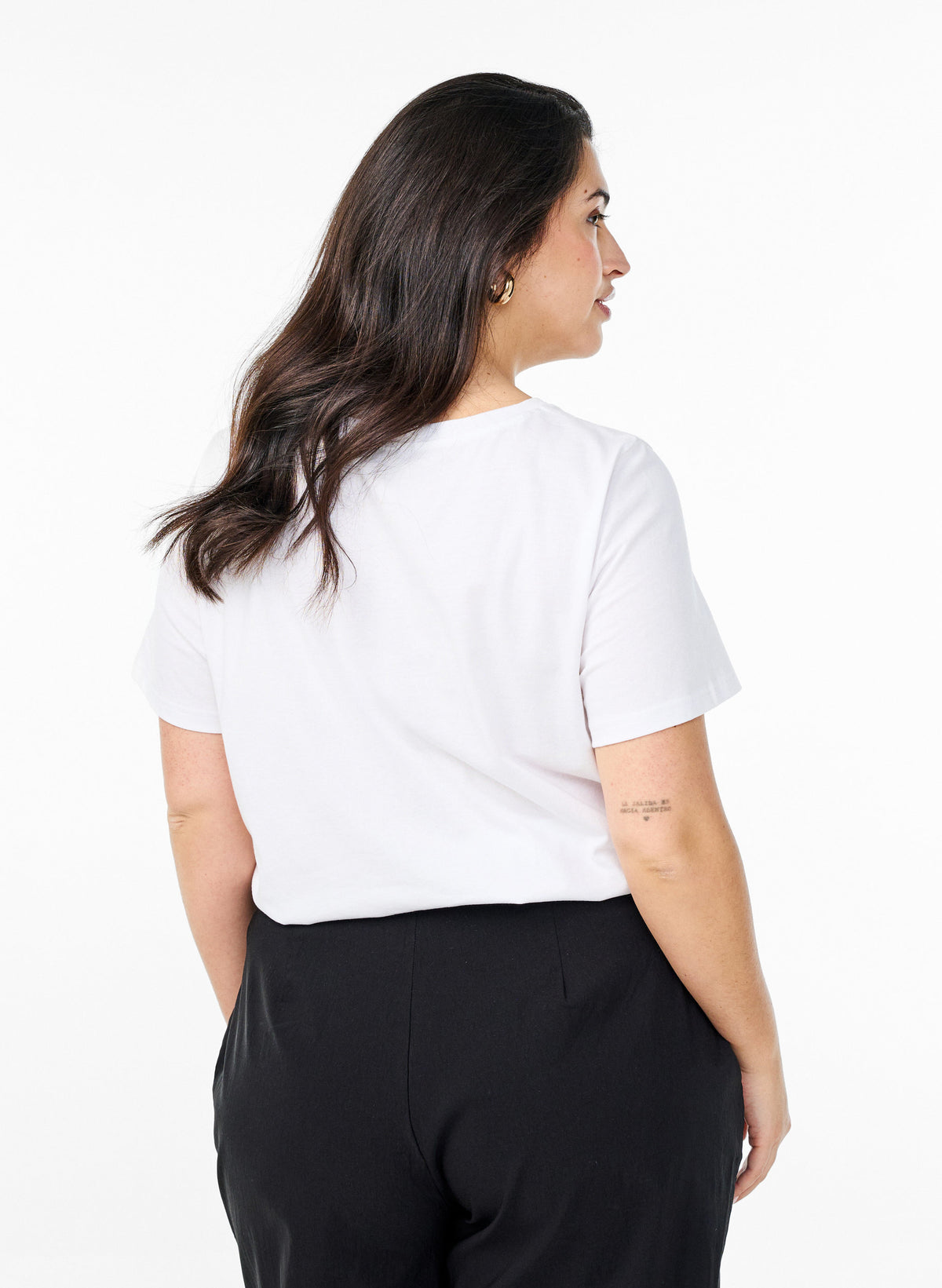 Zizzi Vivia T-Shirt in White