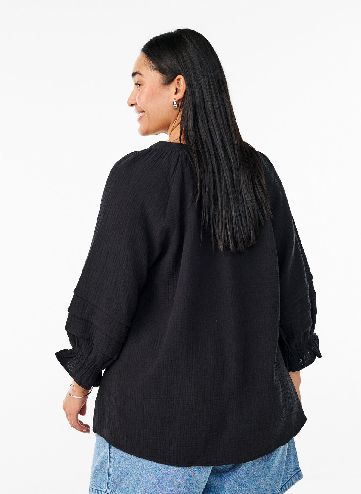 Zizzi Vivu Blouse in Black