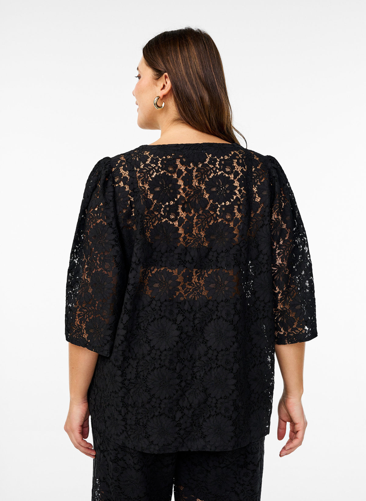 Zizzi Welda Cardigan in Black