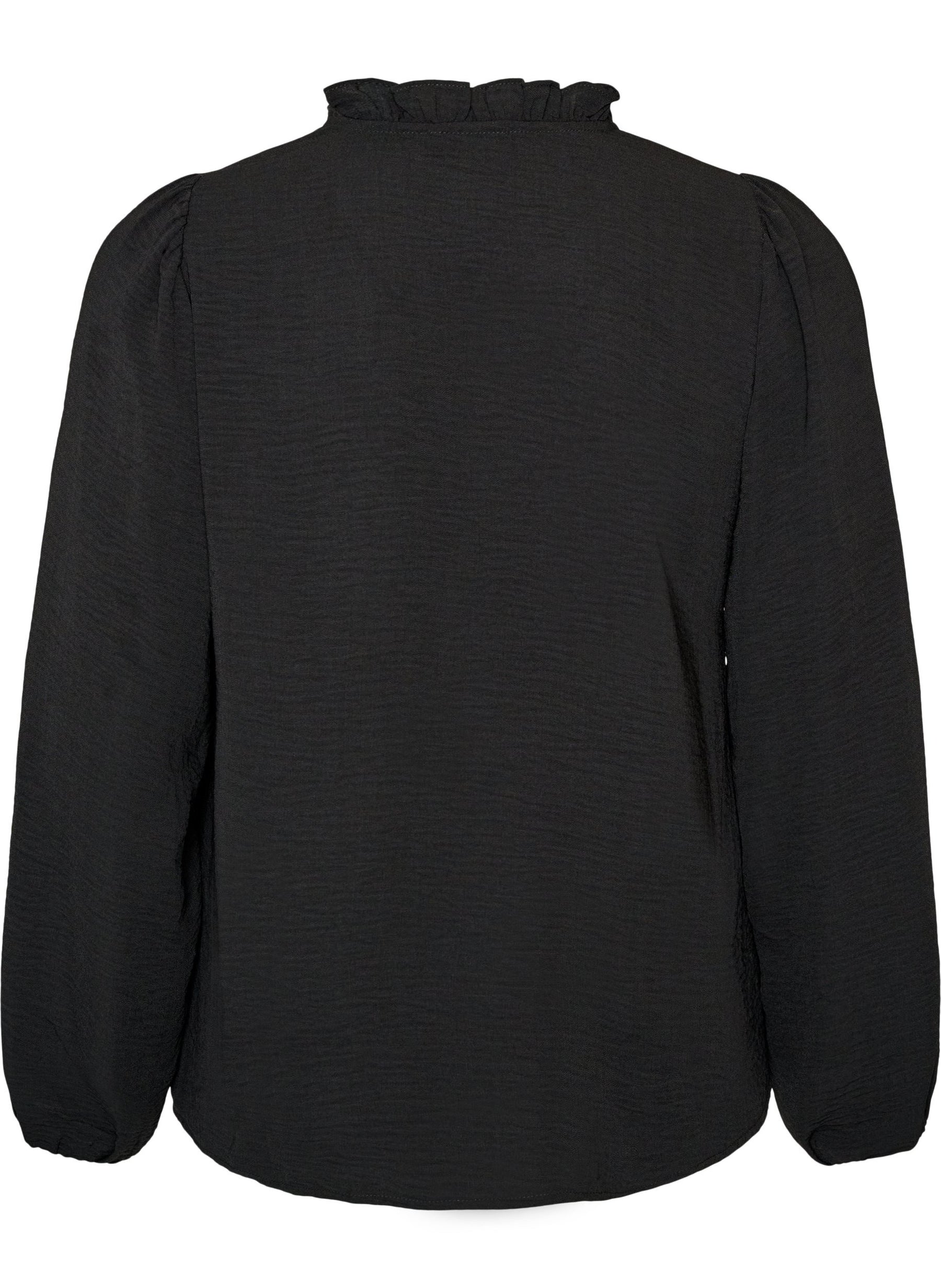 Zizzi Whitney Blouse in Black 