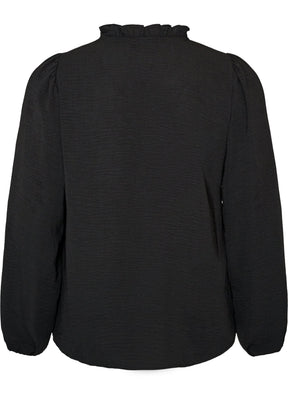 Zizzi Whitney Blouse in Black 