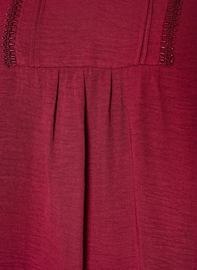 Zizzi Whitney Blouse in Rhododendron 
