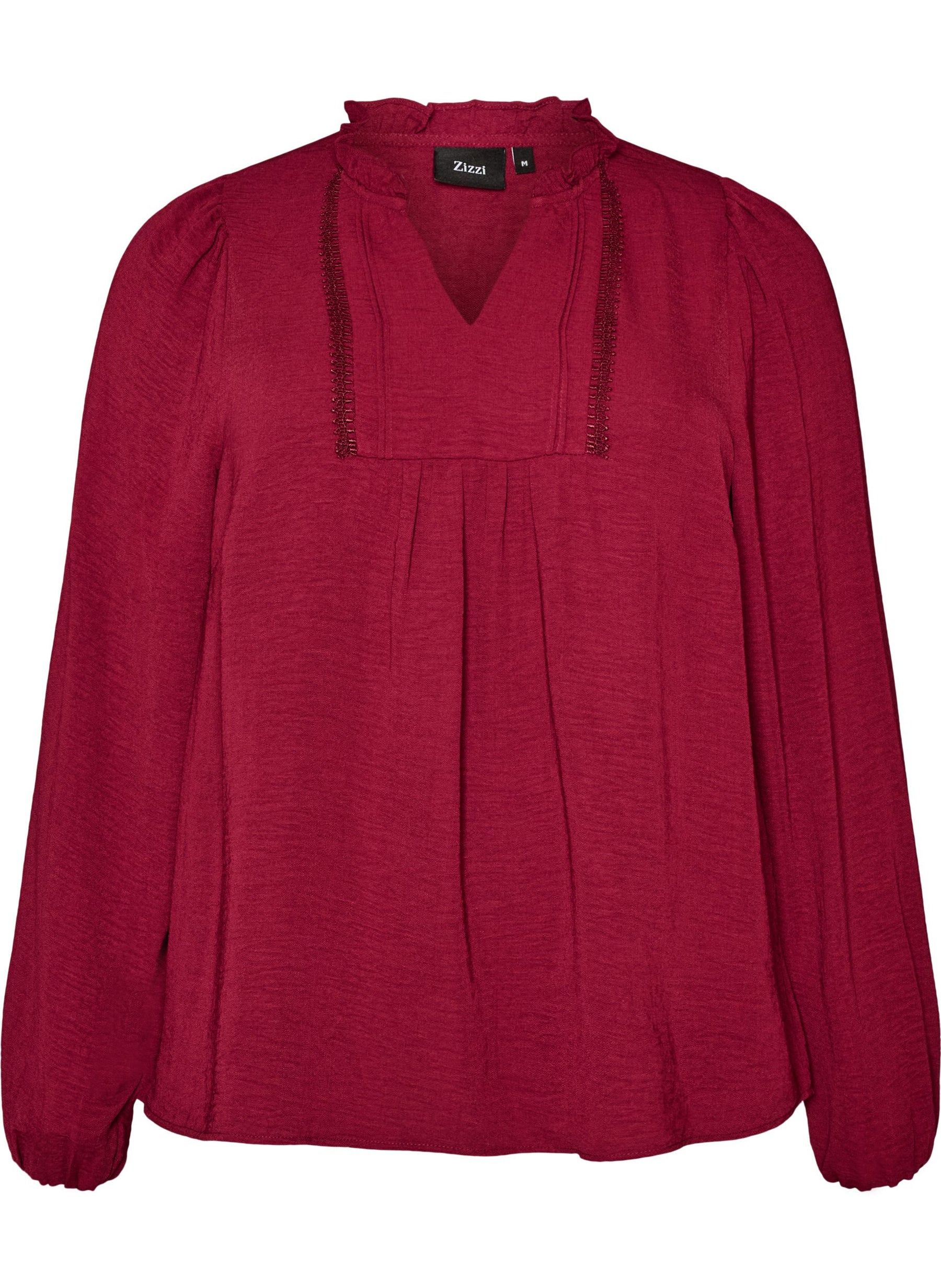 Zizzi Whitney Blouse in Rhododendron 
