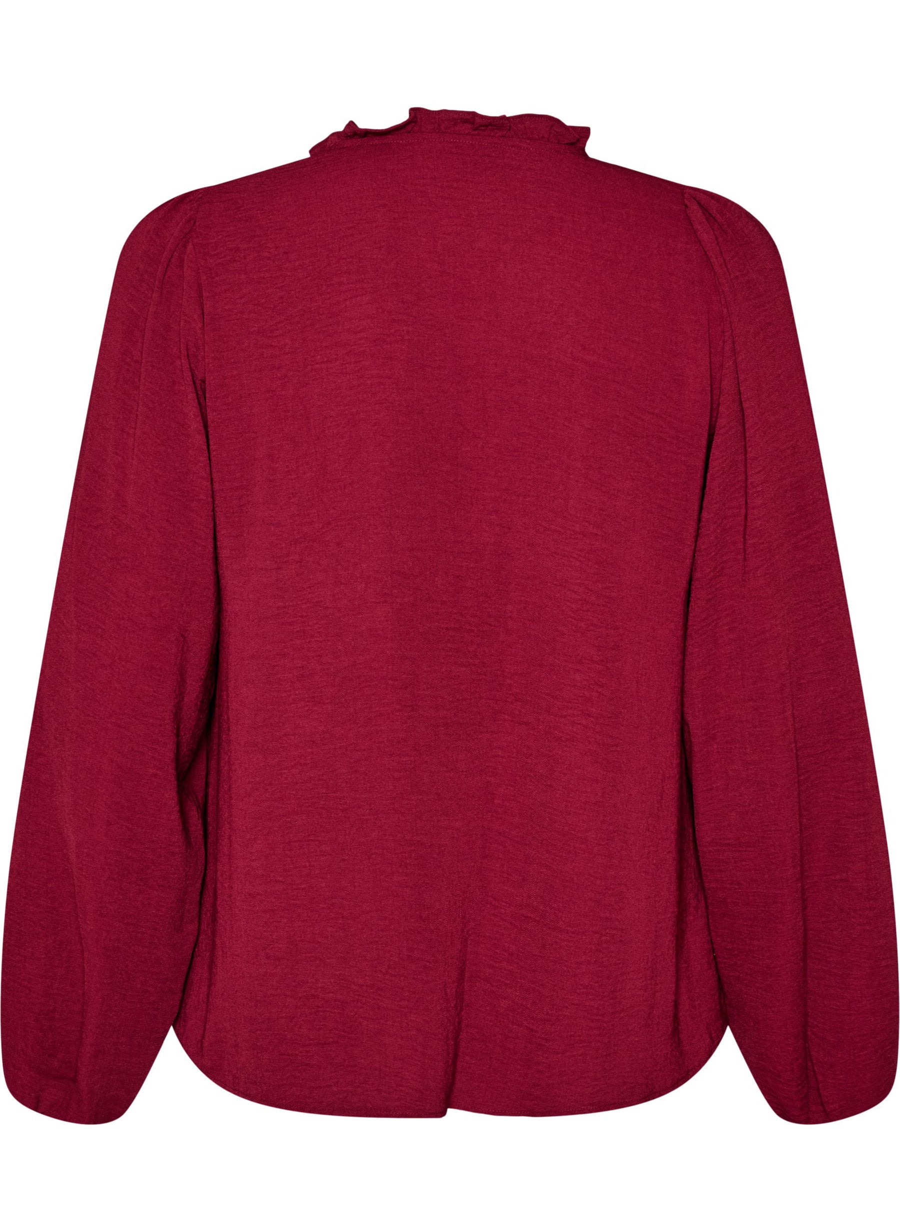 Zizzi Whitney Blouse in Rhododendron 