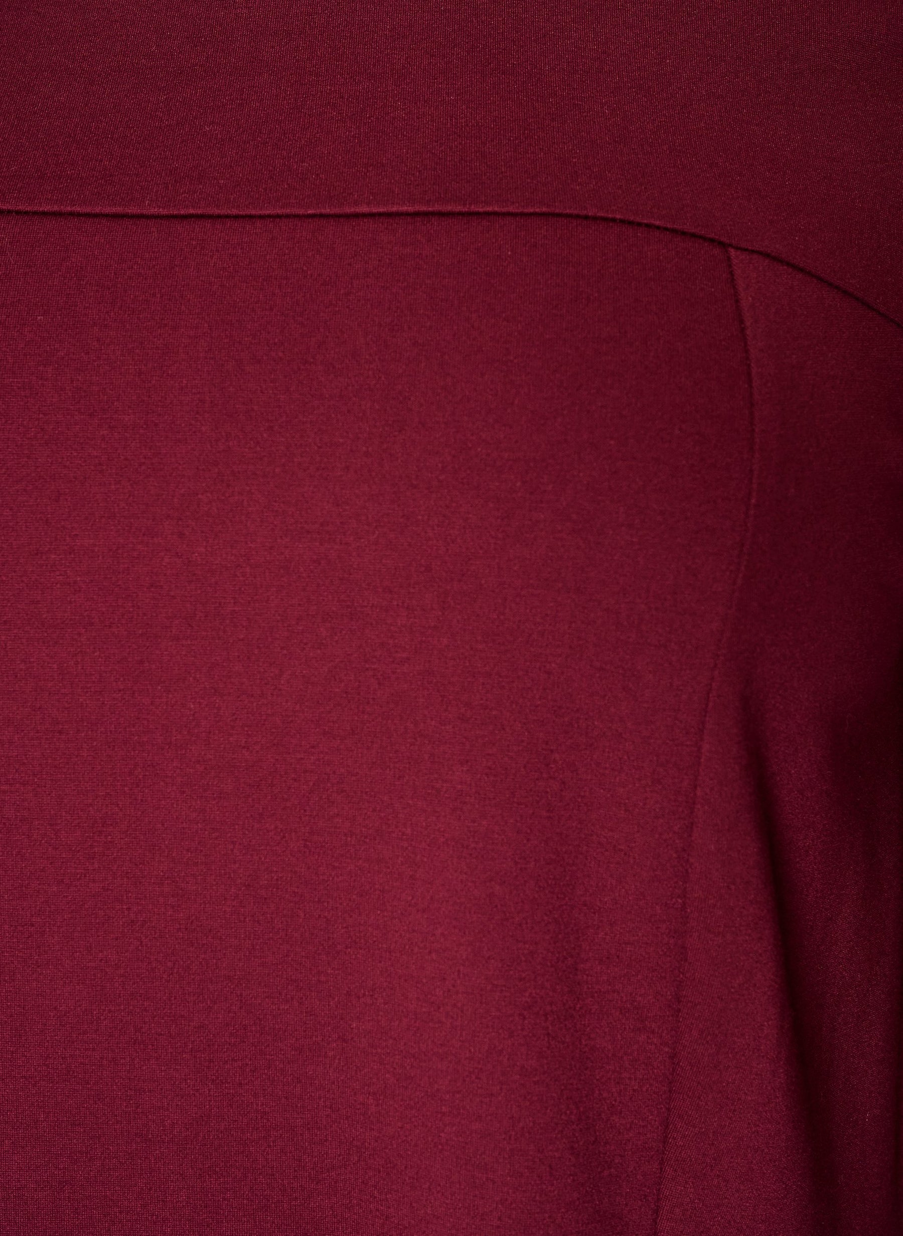 Zizzi Winola Dress in Wine 