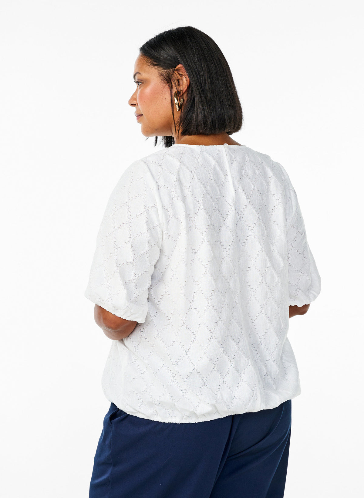 Zizzi Yrsa Blouse in White