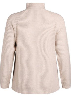 Zizzi Ziggi Jumper in Beige