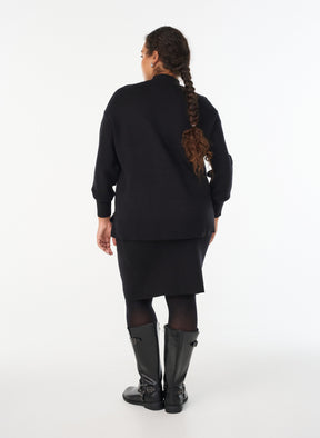 Zizzi Zoe Skirt in Black 
