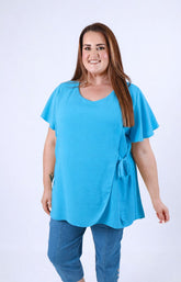 Zoe Blouse in Blue