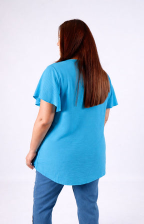 Zoe Blouse in Blue 