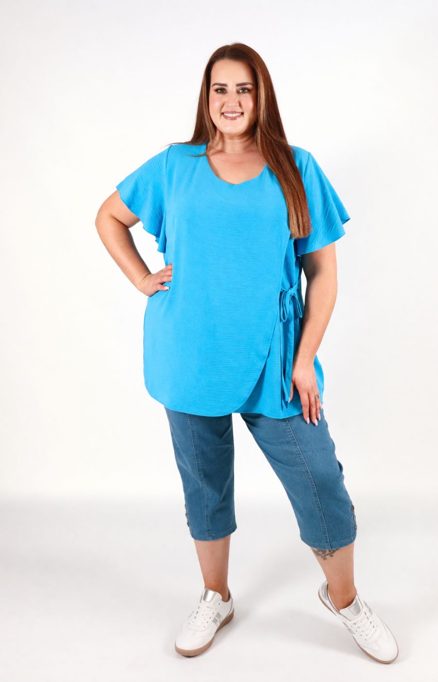 Zoe Blouse in Blue 
