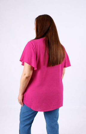 Zoe Blouse in Fuchsia 