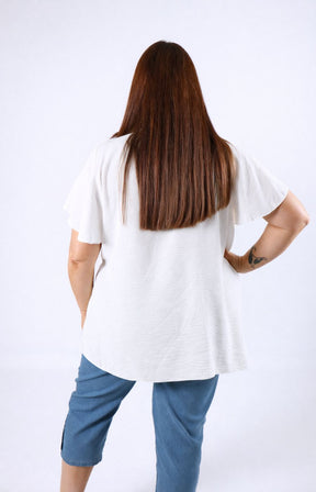 Zoe Blouse in Off White 
