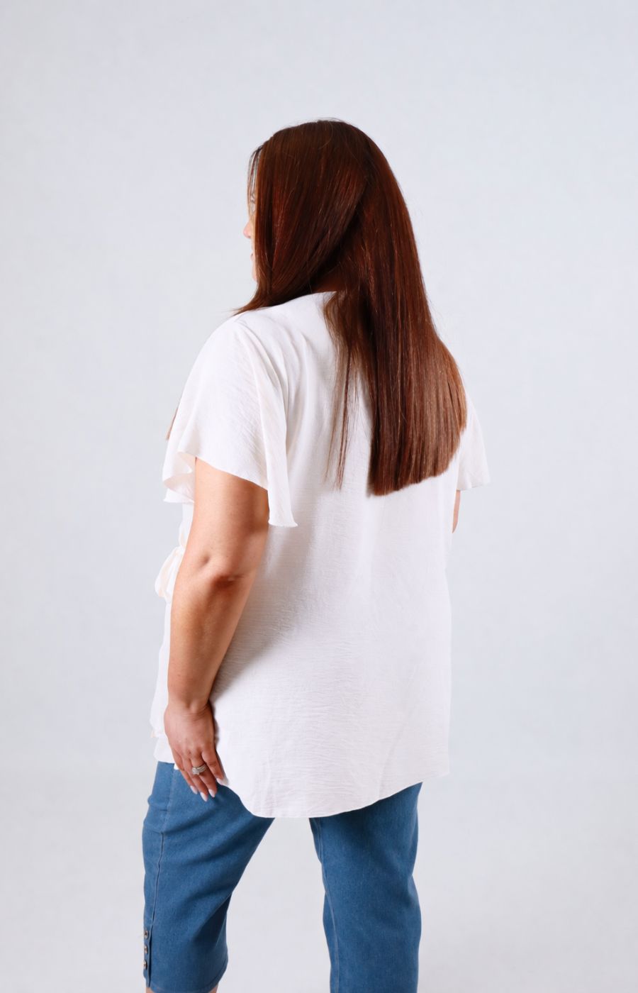 Zoe Blouse in Off White 