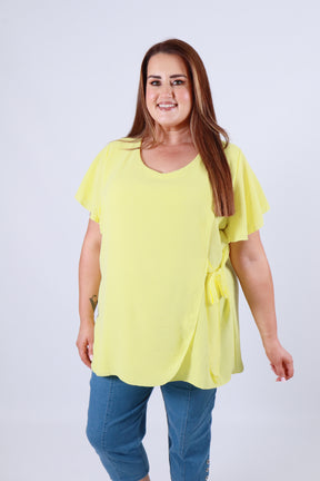 Zoe Blouse in Yellow 
