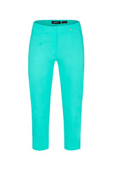 Robell Crop Trousers | Aqua