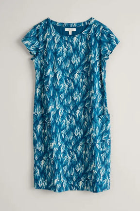 Seasalt Linen Dress in Blue