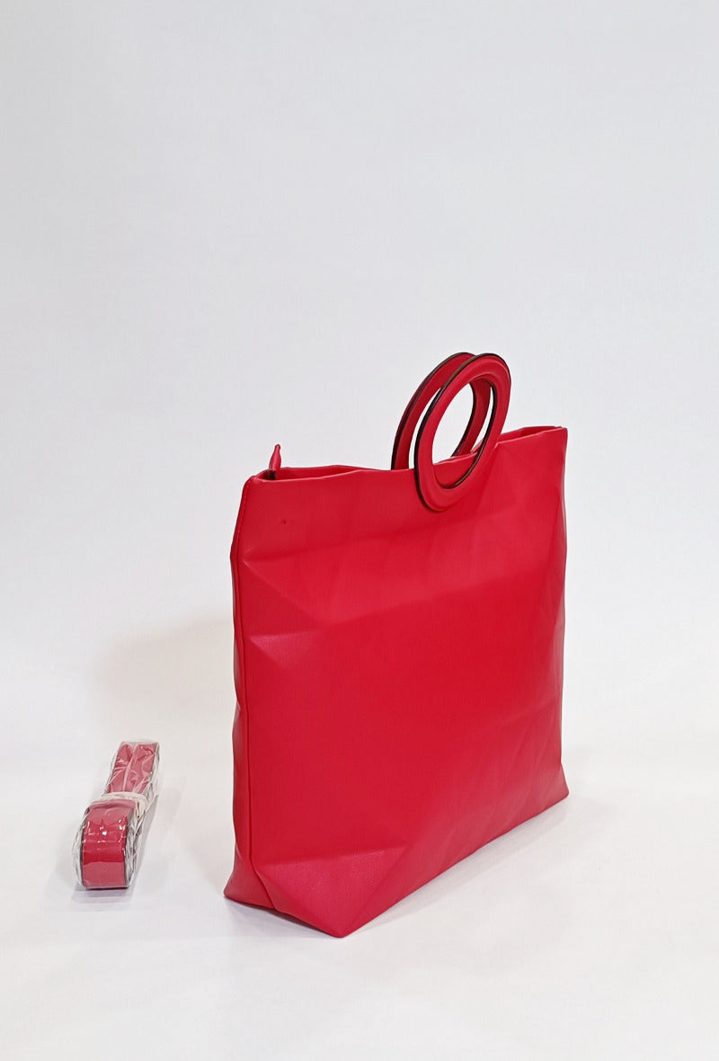 Ava Looped Red Bag