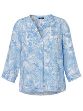Frapp Floral Blouse in Blue