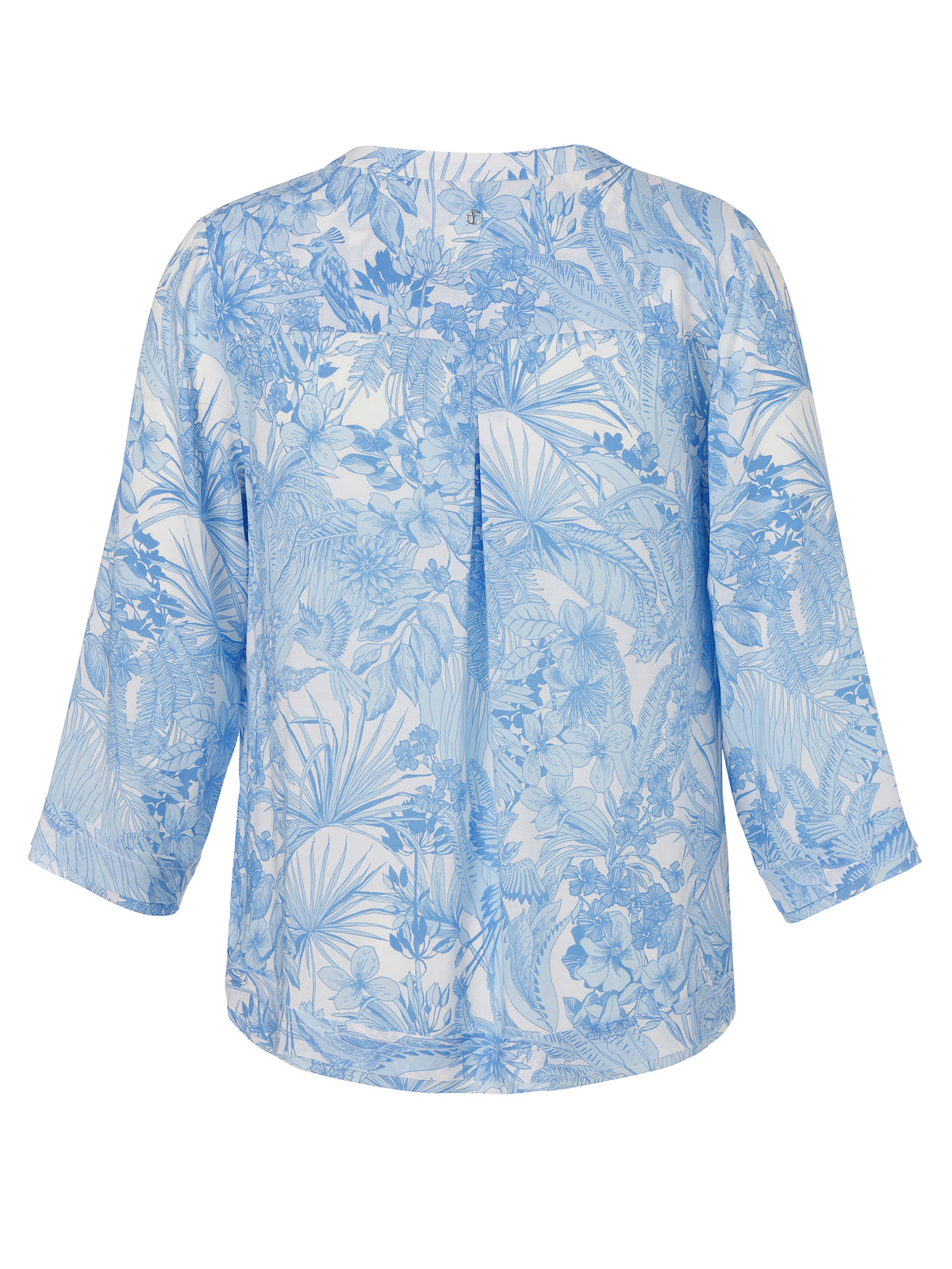 Frapp Floral Blouse in Blue