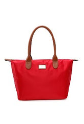 Red Fabric Tote Bag