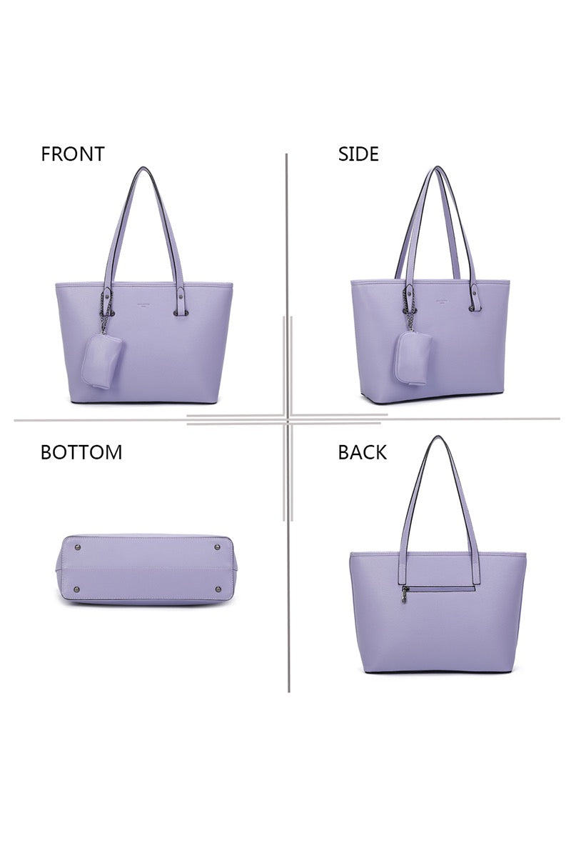 Lilac Tote Handbag