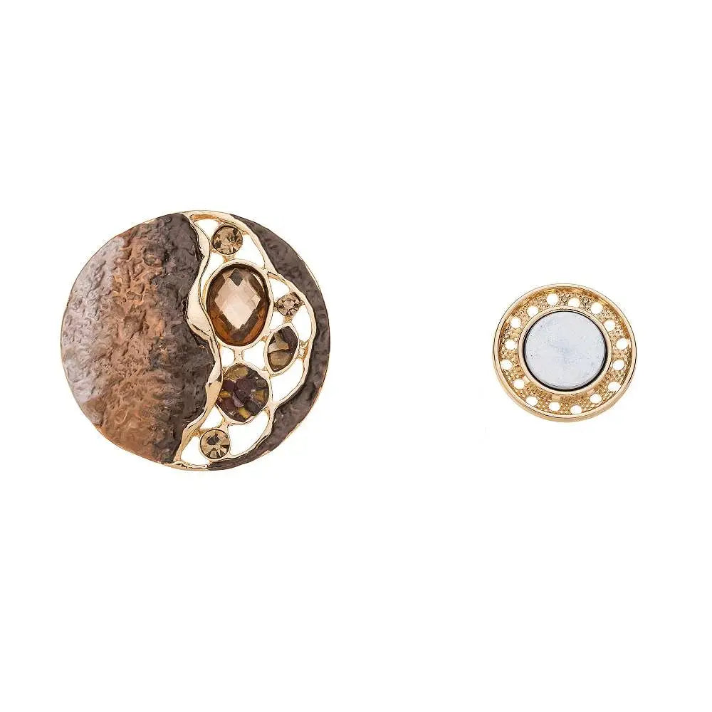 Brooke Magnetic Brooch in Bronze