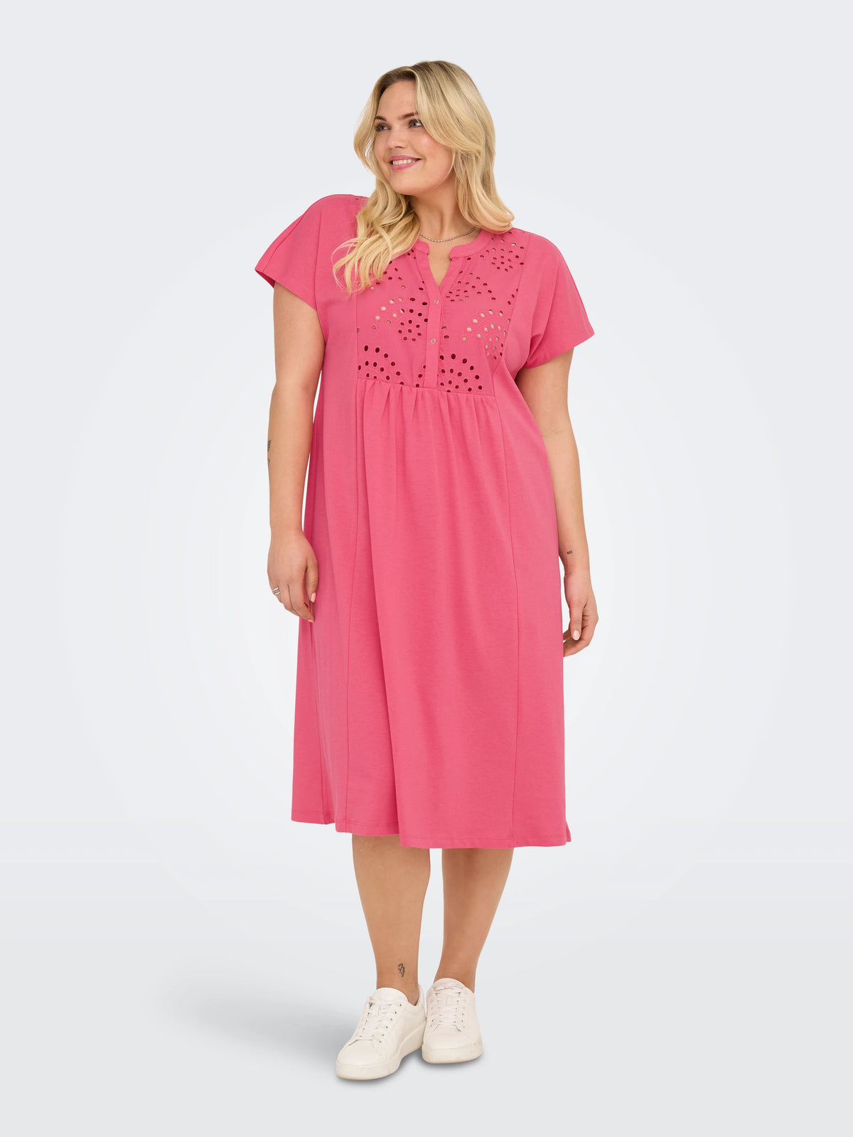 Only Carmakoma Sillah Dress in Pink