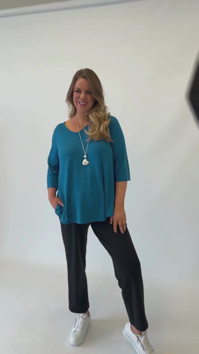 Mellomi Julie Reversible Top in Teal