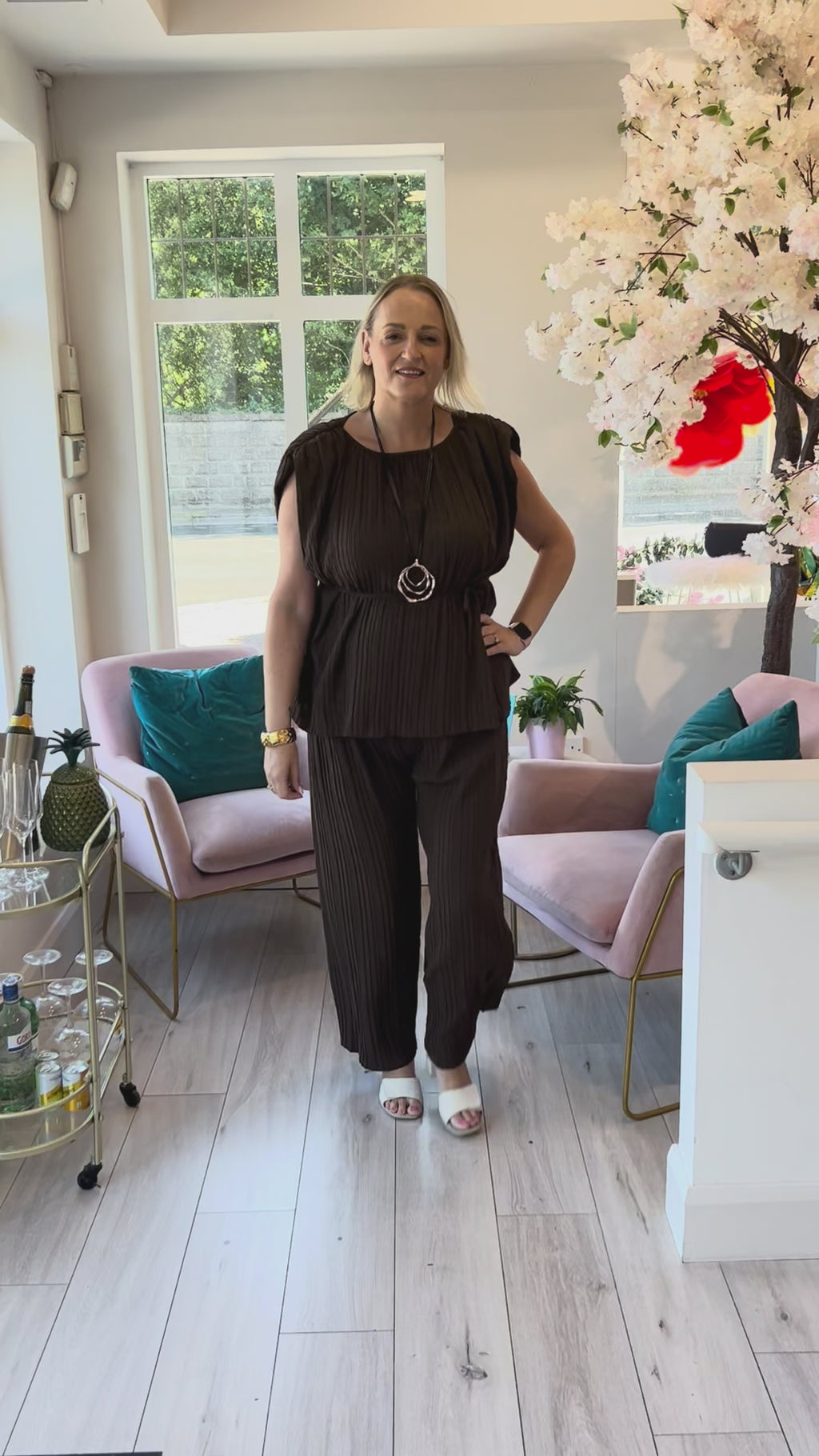 Ansley Co-ord in Brown