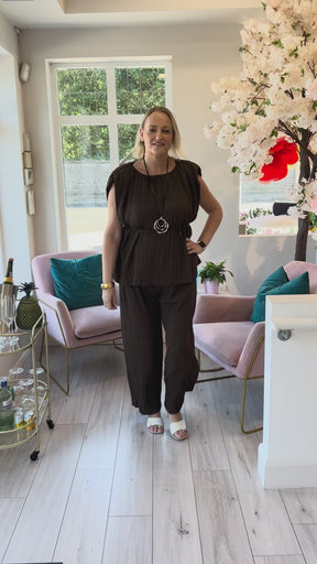 Ansley Co-ord in Brown