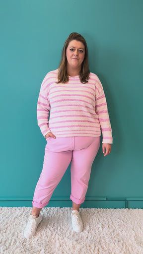 Only Carmakoma Johanna Knit in Pink