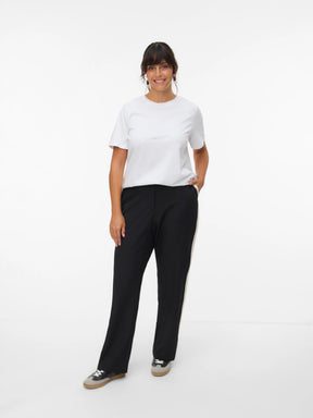 Vero Moda Curve Fany Trouser in Black