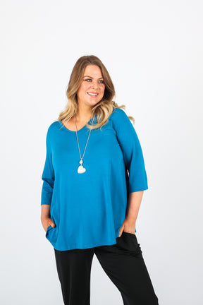 Mellomi Julie Reversible Top in Teal