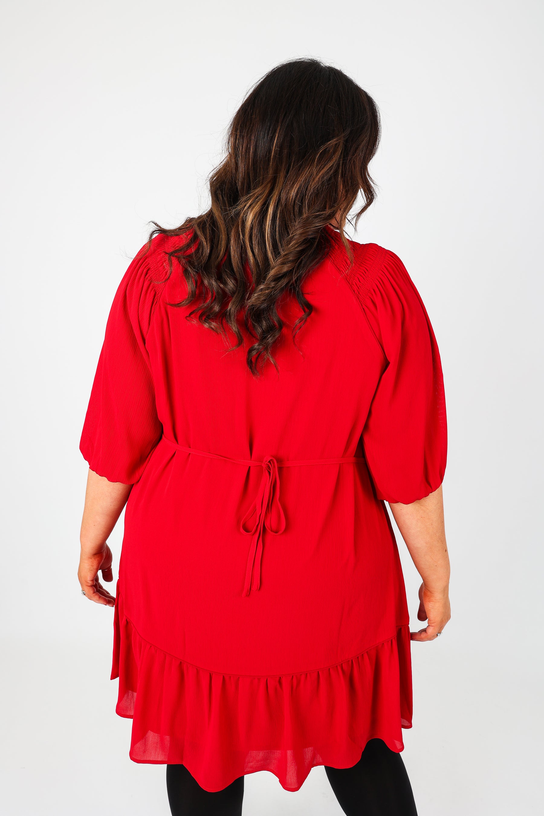 Mellomi Holly Dress in Red