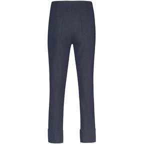 Robell 7/8ths Trousers in Slate Grey - Wardrobe Plus
