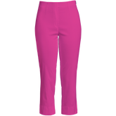 Robell Crop Trousers | Raspberry Pink - Wardrobe Plus