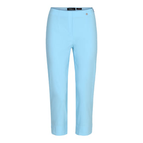Robell Crop Trousers | Turquoise - Wardrobe Plus