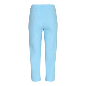 Robell Crop Trousers | Turquoise - Wardrobe Plus