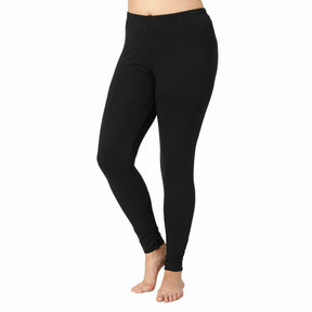 Ulla Popken Black Spandex Leggings - Wardrobe Plus