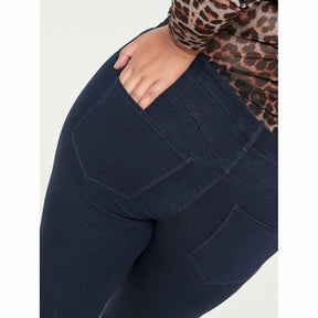 Only Carmakoma Navy Skinny Jeans - Wardrobe Plus