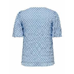 Only Carmakoma Carkimmas Blouse in Blue - Wardrobe Plus