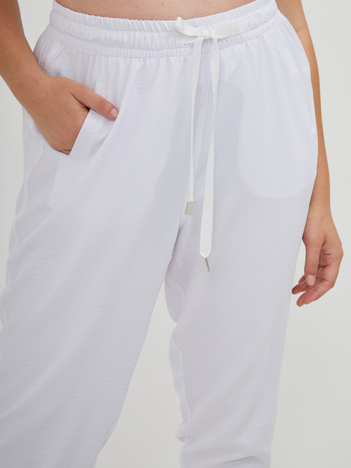 Mat Jogger Pant in Off-White - Wardrobe Plus