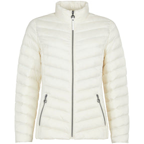Frandsen Short Padded Jacket in Cream - Wardrobe Plus