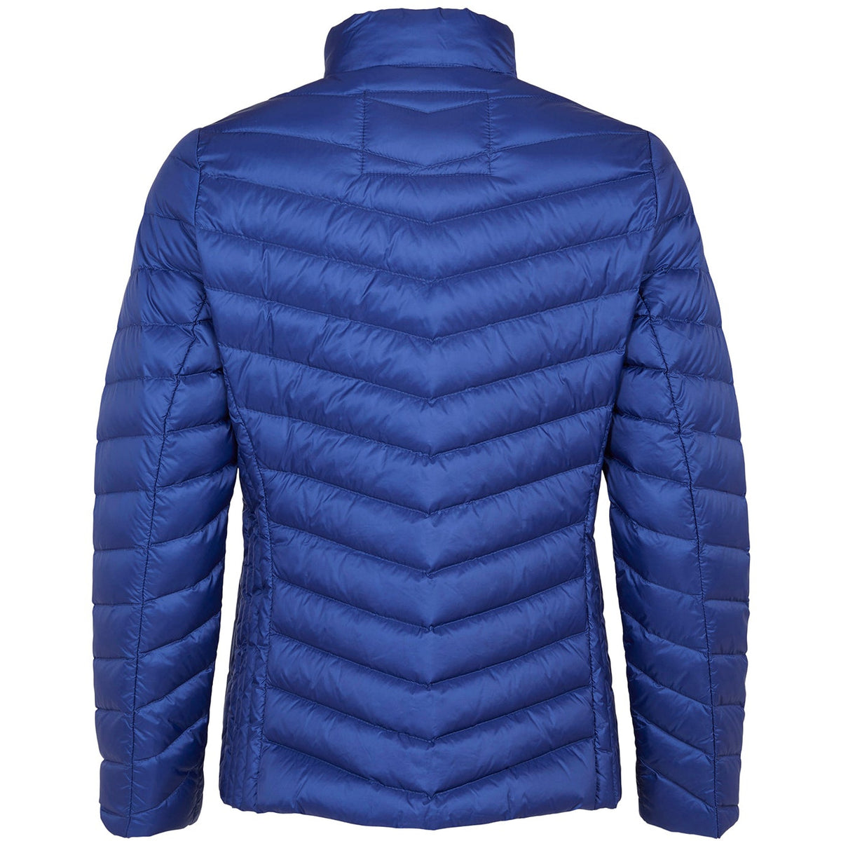Frandsen Short Padded Jacket in Blue - Wardrobe Plus